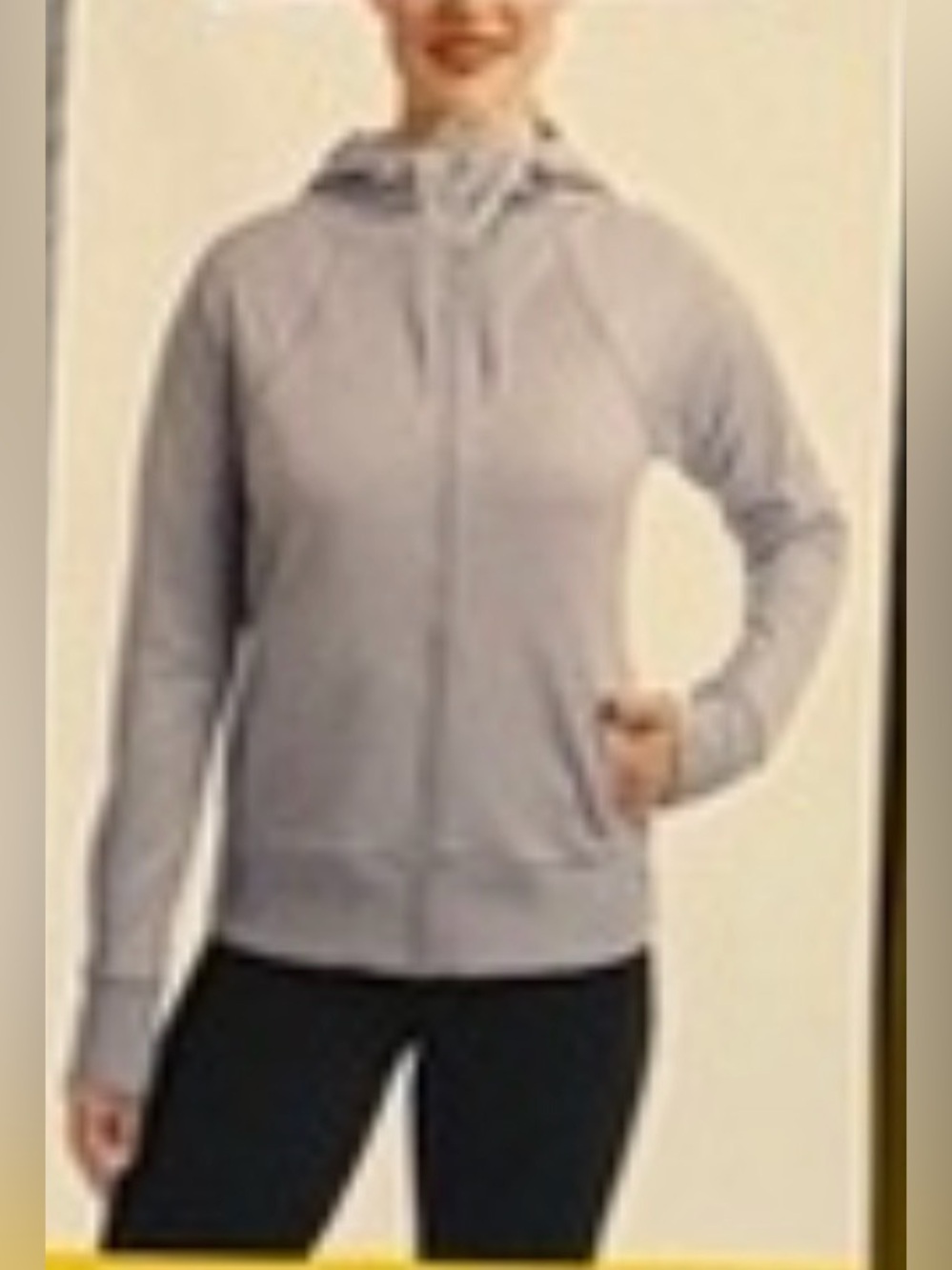 Kirkland Signature Pale Blue Hooded Zip-Up Jacket size small NWT
